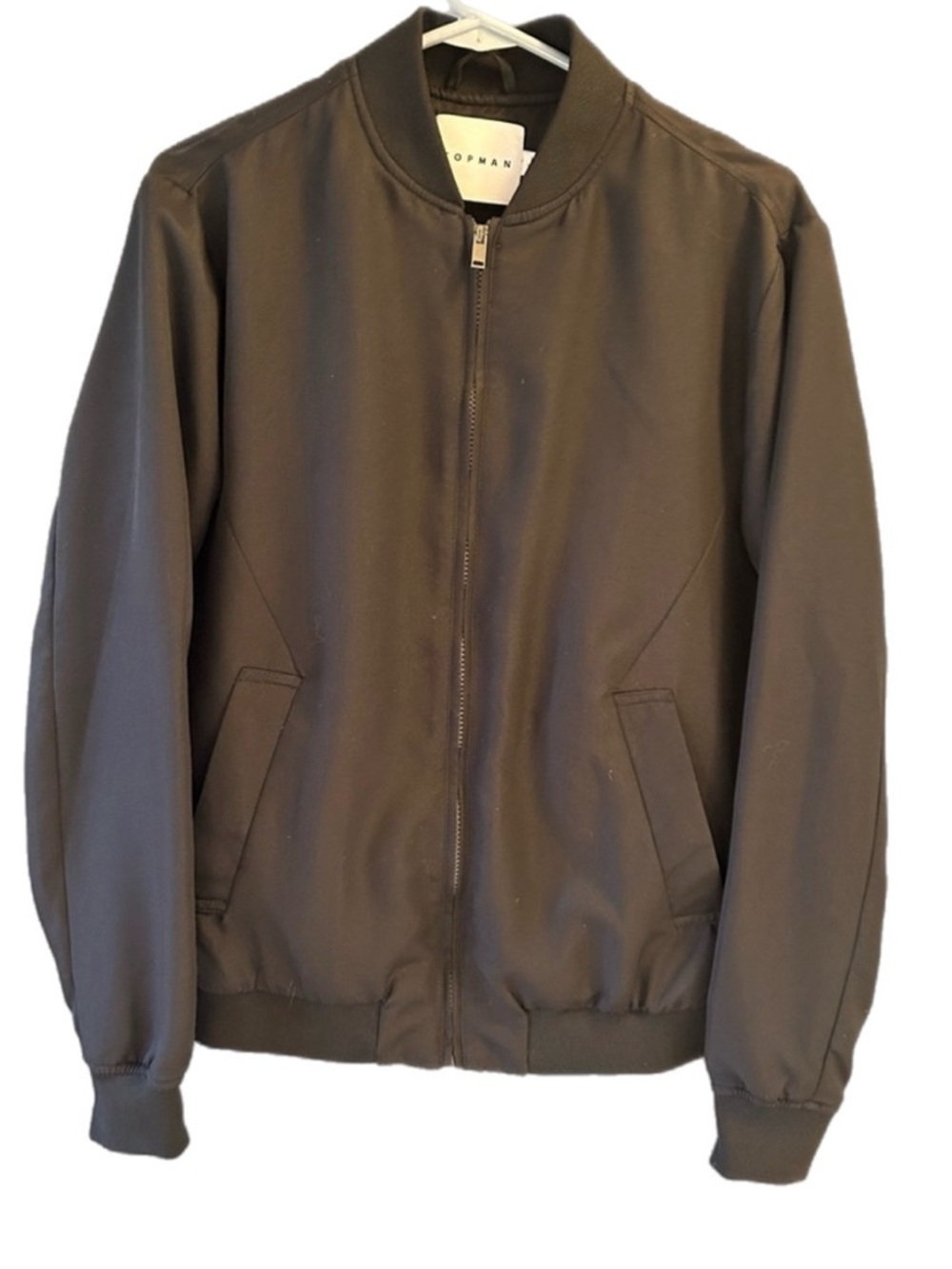 Topman Men's Bomber Jacket-Black